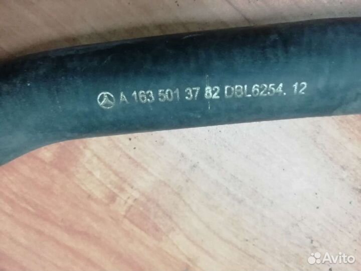 Патрубок охлаждения Mercedes ML W163