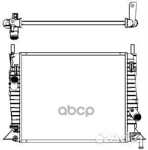 Радиатор ford focus 04-10 31611010 31611010 Sakura