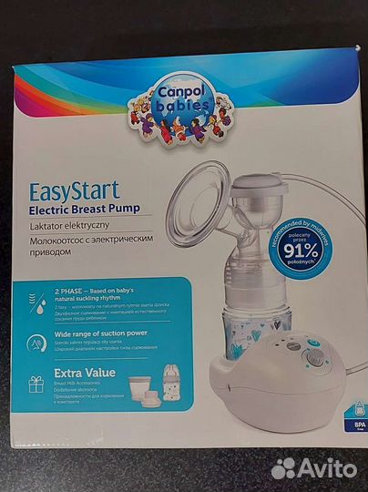 Молокоотсос электрический canpol babies