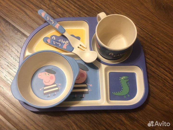 Бамбуковая посуда для детей