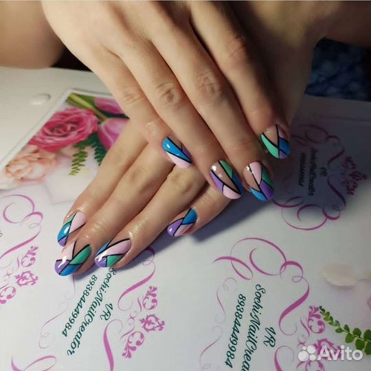 Наращивание ногтей -20 на первое посещение