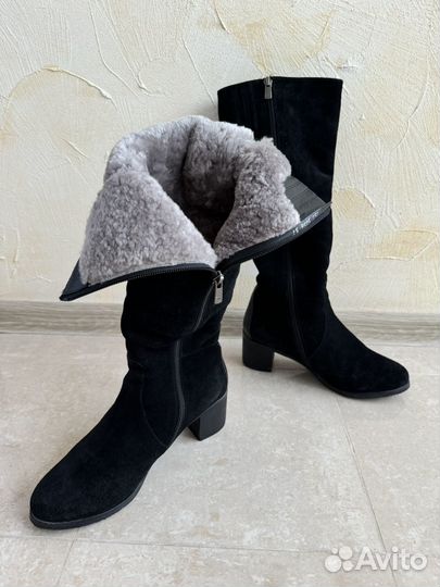 Сапоги велюровые зимние женские 37 размер