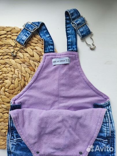 Джинсовый комбинезон для девочки Gloria Jeans, 86