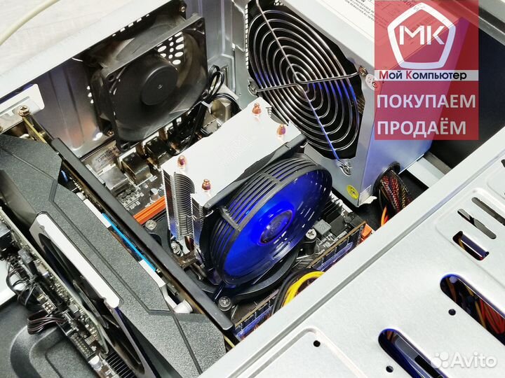 Игровой пк 8/16 ядер, 16GB D4, 256SSD, RX 470 4GB