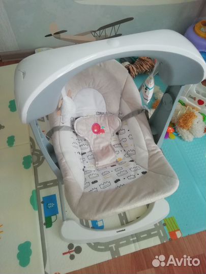 Качели шезлонг для новорожденных