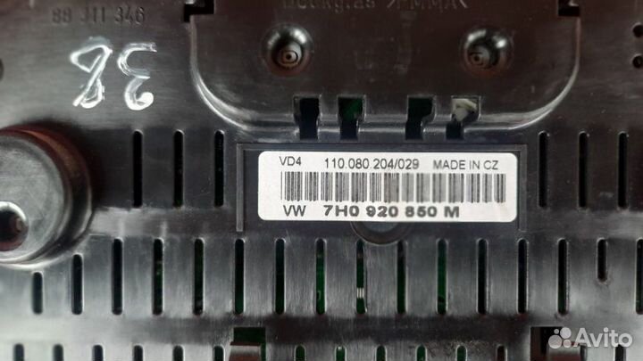 Панель приборов Vw Transporter T5 AXD 2004