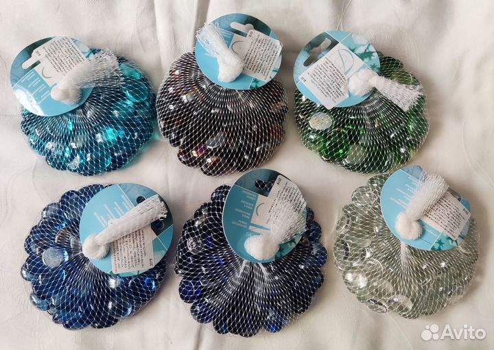 Декоративные стеклянные камни