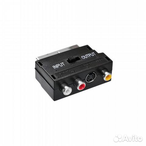 Адаптер scart - 3xRCA, S-Video(f) Exployd easy EX