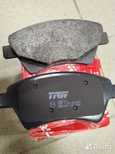 Колодки тормозные перед к-т renault Megane