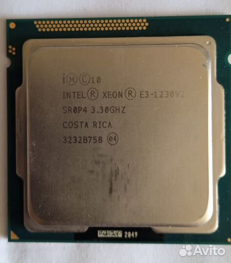 Intel xeon e3 1230v2 (i7 3770)