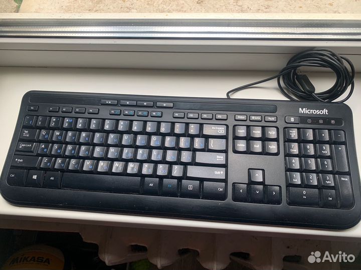 Клавиатура Microsoft 600, мышь A4Tech F4