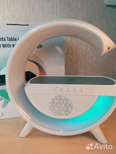 Портативная колонка bluetooth ночник