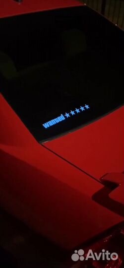 Led наклейка на авто