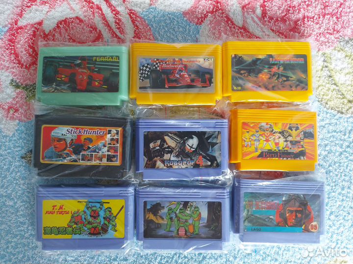 Картриджи Денди Стиплер и обычные