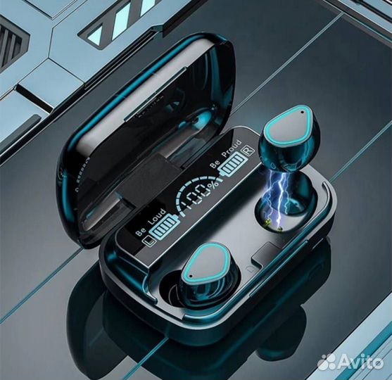 Наушники беспроводные TWS M10 с Power Bank