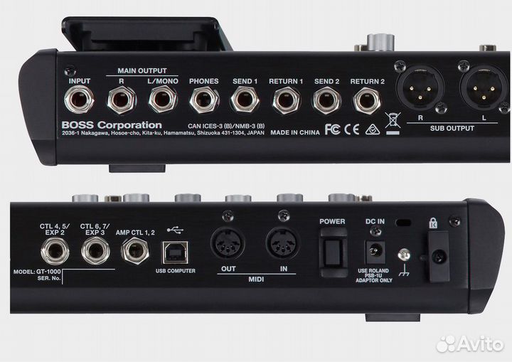 Boss GT-1000 процессор