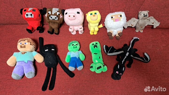 Мягкие игрушки майнкрафт