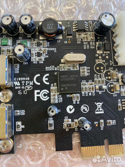 Контроллер pci-e USB 3.0 (N46-1320-00-00012 )