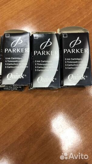 Чернила в картриджах паркер