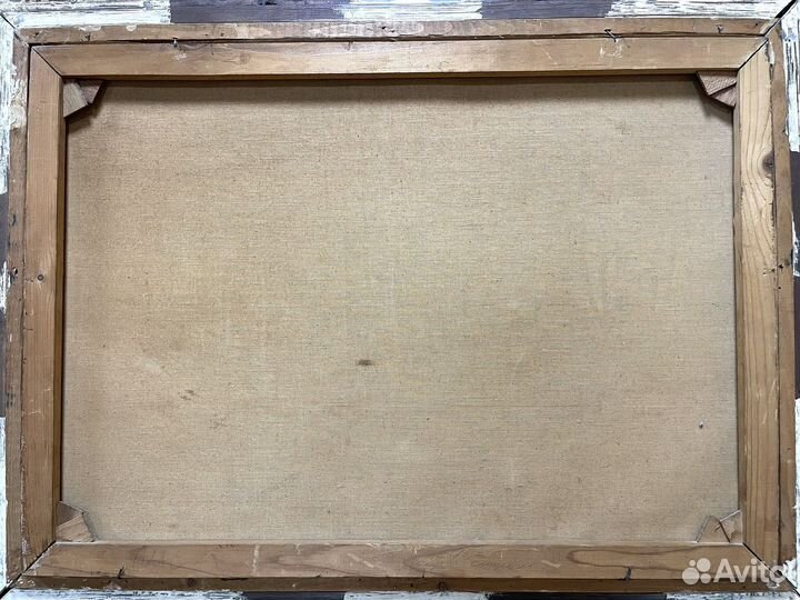 Антикварная картина, холст 