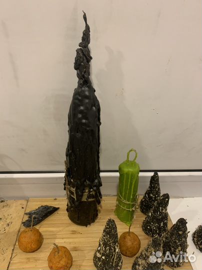 Свечи восковые с травами