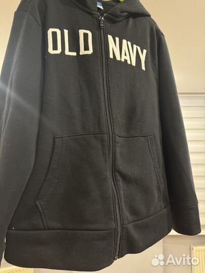 Толстовка/худи черная Old navy 10-12 лет