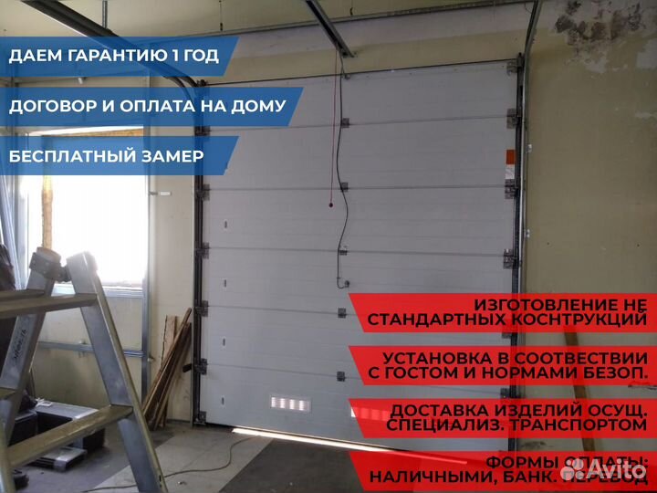 Секционные ворота