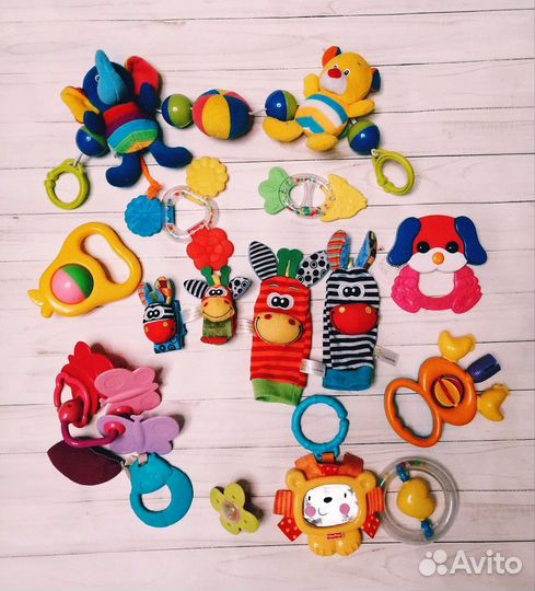 Игрушки погремушки пакетом