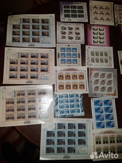 Марки блоками, открытки и старые фотки