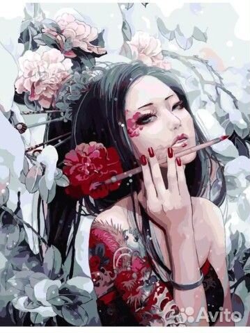 Картины по номерам 4050, без рамки