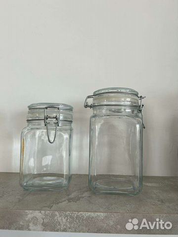 Банка стеклянная с крышкой