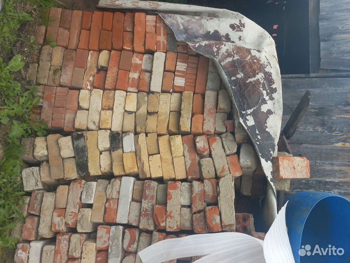 Кирпич красный бу
