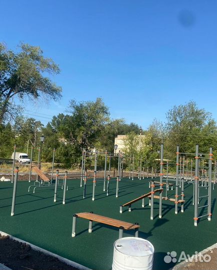 Резиновое покрытие для детских площадок