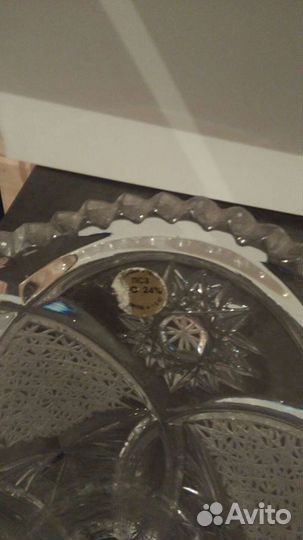 Вазы хрустальные