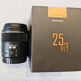 Yongnuo 25mm F 1.7 MFT новый