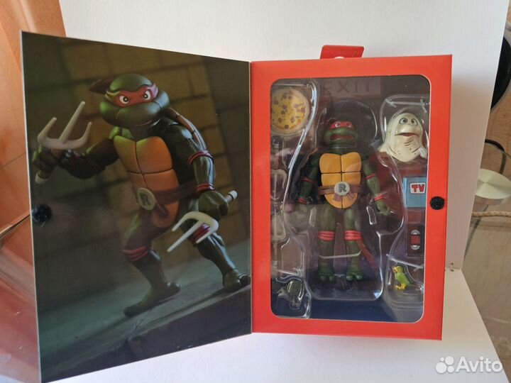 Фигурка Черепашки ниндзя Raphael Neca Pizza club