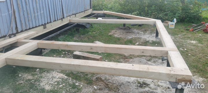 Подъём дома ремонт фундамента