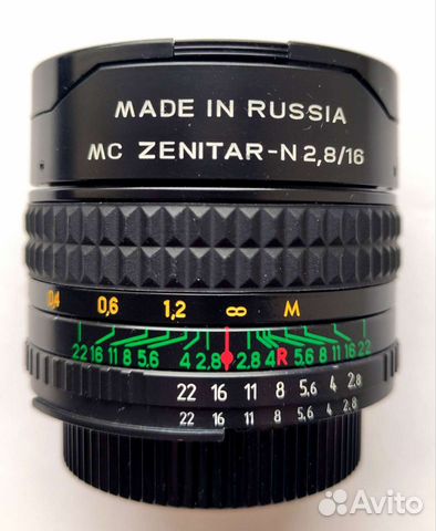 Объектив Зенит для Nikon MC Zenitar-N 2.8/16