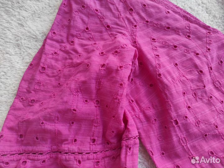 Платье ришелье розовое 42 44 F&F