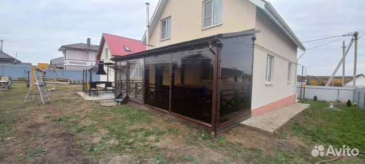 Мягкие окна для беседки