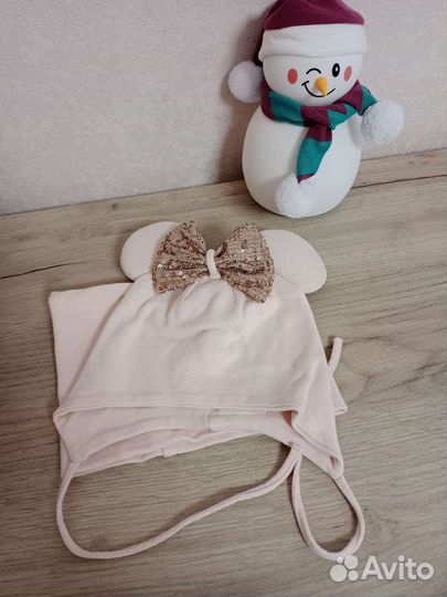 Комплект шапка и снуд для девочки