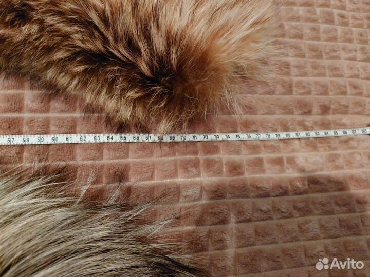 Меховой воротник натуральный мех для рукоделия