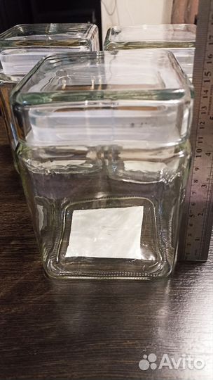 Банки для сыпучих продуктов стекло