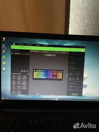 Игровая клавиатура razer cynosa v2, мембранная