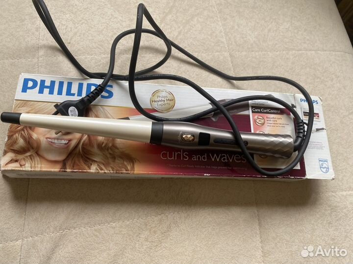 Щипцы для завивки волос philips