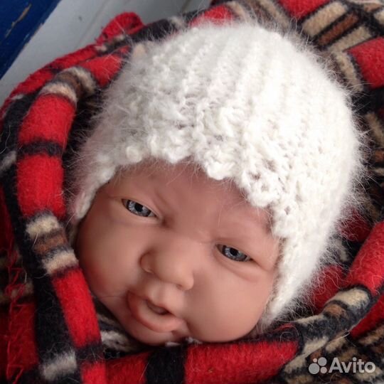 Шапка из пуха кролика