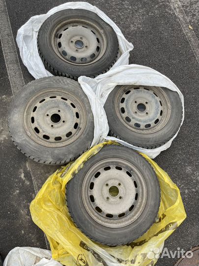 Колеса r 14 зимние 4 штуки