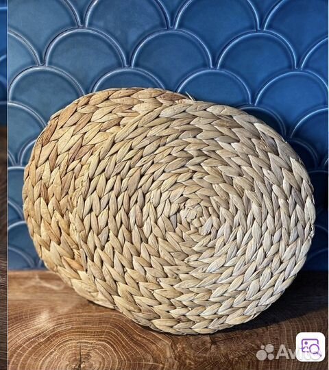 Плейсмат салфетка плетеная из бамбука