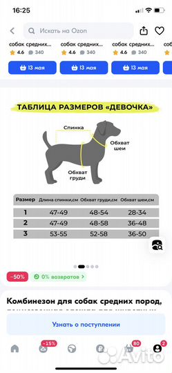 Комбинезон для собаки корги