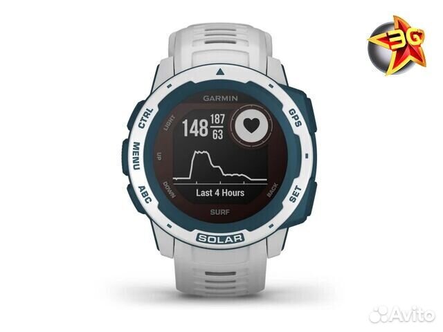 Часы Garmin Instinct Solar Surf Cloudbreak